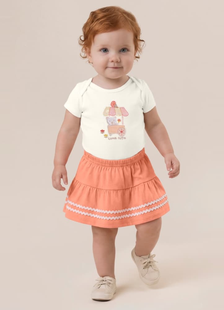 Foto do produto Conj body e saia 27548