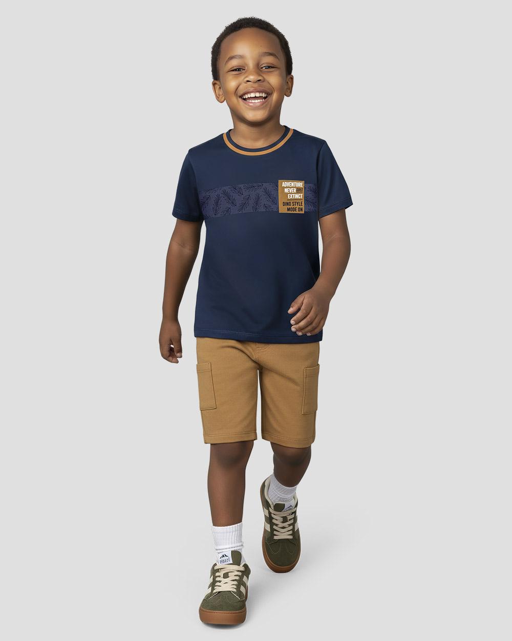 Foto do produto Conj camiseta e bermuda moletinho 47108