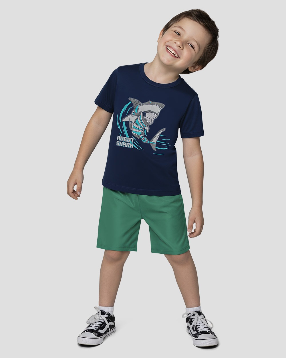 Foto do produto Conj camiseta e bermuda microfibra 47168