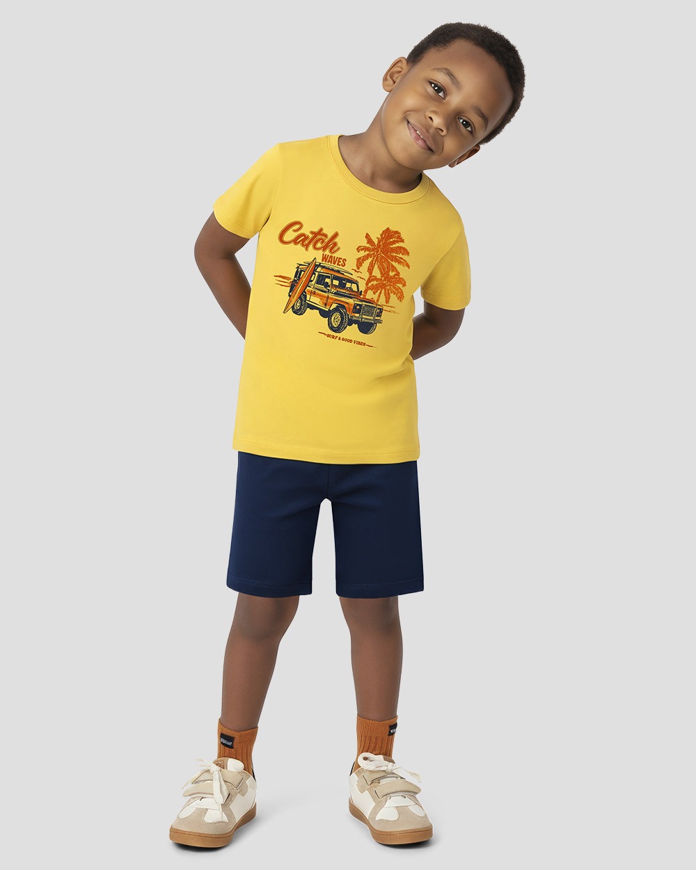 Foto do produto Conj camiseta e bermuda moletinho 47170
