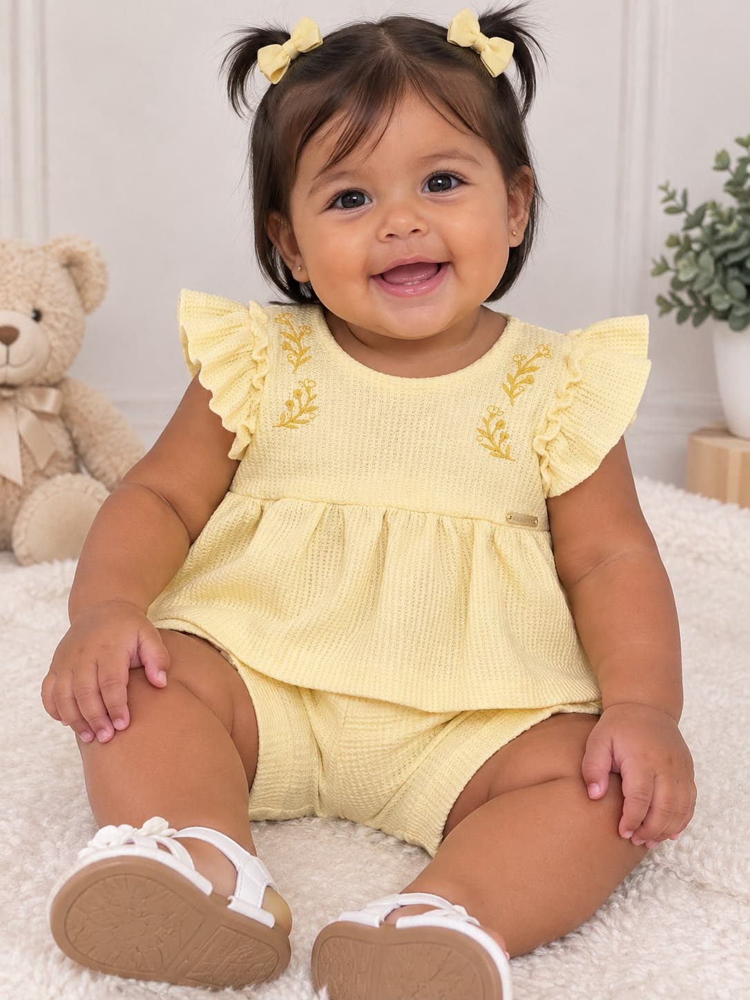 Foto do produto Conj blusa e short malha 71265